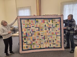 beautiful, big handmade quilt